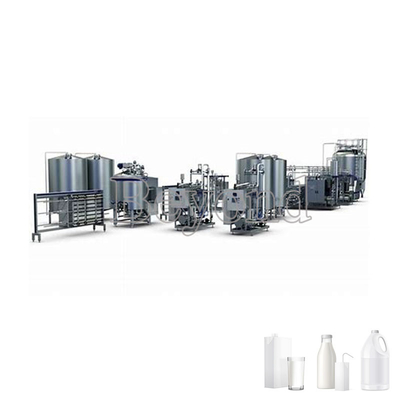 1000L / H Soya Milk / Yogurt Processing Plant , Skid Mounted Flavored Milk / Juice Production Line