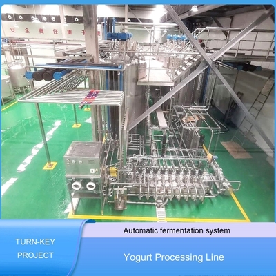 1000L / H Soya Milk / Yogurt Processing Plant , Skid Mounted Flavored Milk / Juice Production Line