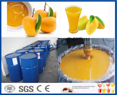 Linha de processamento da manga da máquina do processador do fruto para a fábrica de tratamento do suco
