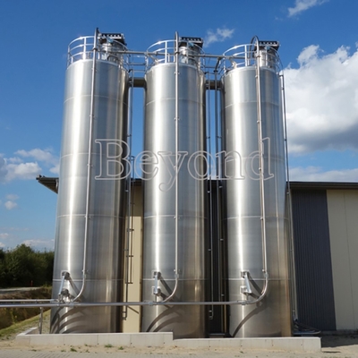 Cooling Stainless Steel Tanks Milk Silo Storage Tank Outdoor