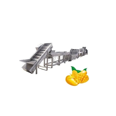 Máquina de processamento 380V da polpa da manga da fábrica de tratamento da manga do controle do PLC 50Hz