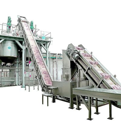 O CE certificou o processamento profundo da carne de Full Auto da máquina de processamento da carne da produção da sopa
